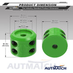 AUTMATCH Winch Cable Hook Stopper (1 Pack) Silicone  Rubber Shock Absorbent Winch Stopper Green