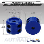 AUTMATCH Winch Cable Hook Stopper (1 Pack) Silicone  Rubber Shock Absorbent Winch Stopper Blue