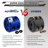 AUTMATCH Winch Cable Hook Stopper (1 Pack) Silicone  Rubber Shock Absorbent Winch Stopper Blue