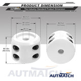 AUTMATCH Winch Cable Hook Stopper (1 Pack) Silicone  Rubber Shock Absorbent Winch Stopper White