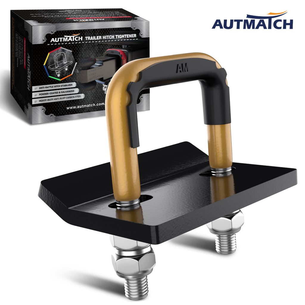 AUTMATCH Hitch Tightener Anti-Rattle Clamp Heavy Duty Steel Stabilizer –  Autmatch